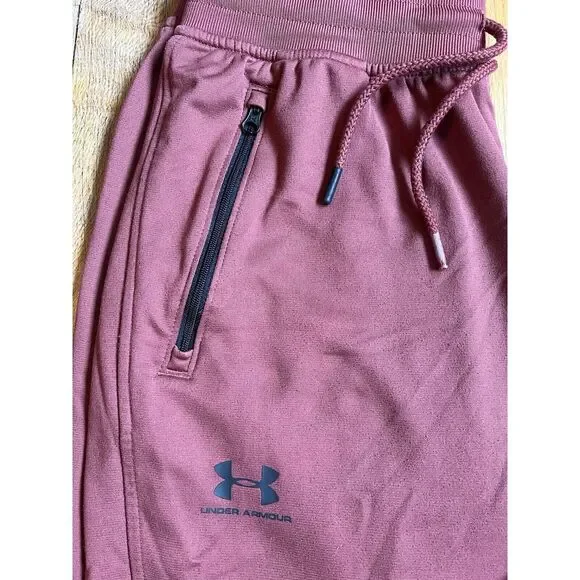 Under Armour Jogger Pants Men's M Loose Fit ColdGear Fleece Lined Copper Color - Picture 2 of 11